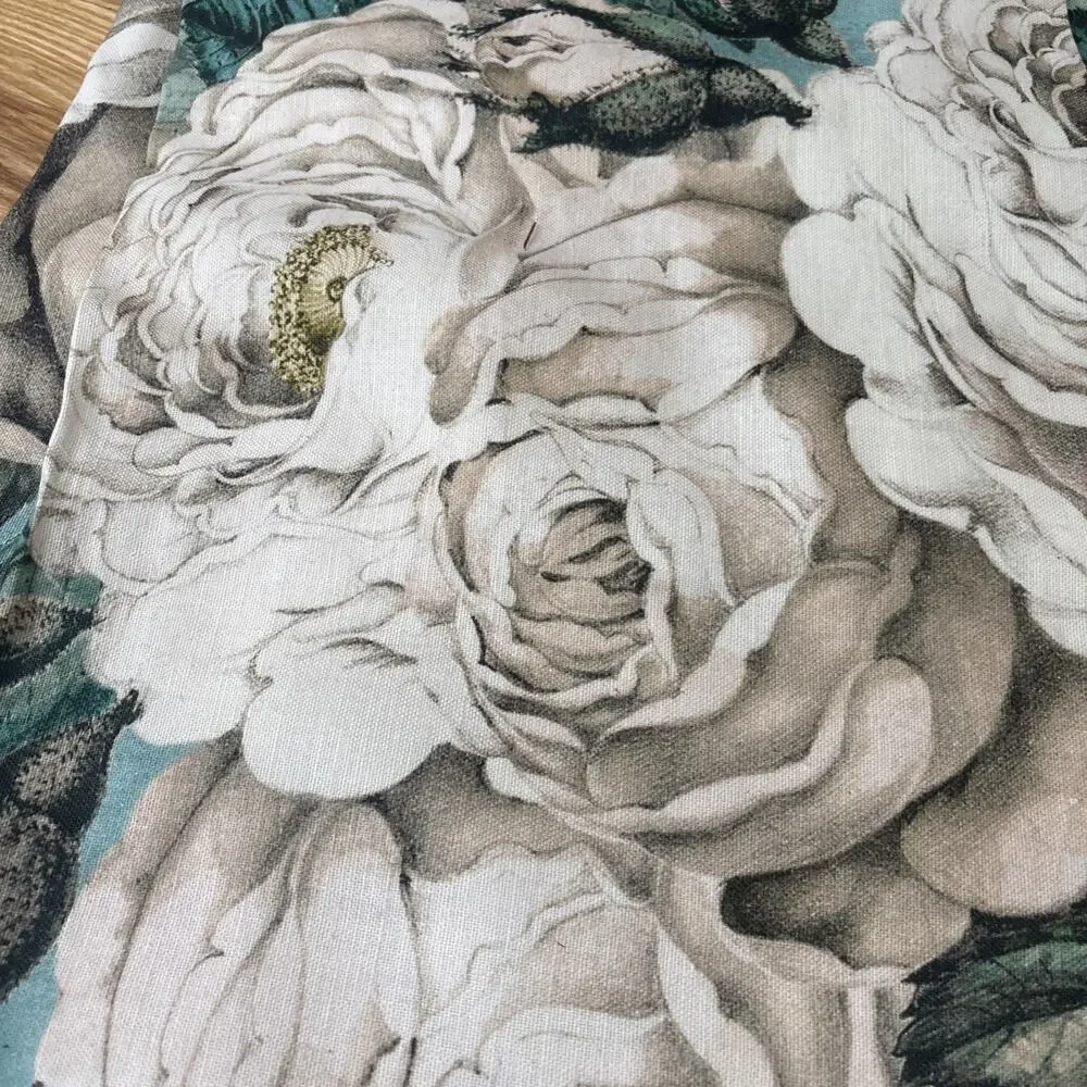 John Derian For Designer’s Guild The Rose Canvas Decorator Fabric 106” ~3 Yards